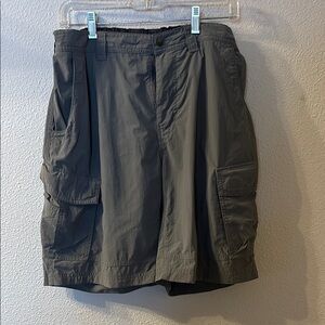 REI Gray Cargo Shorts size large